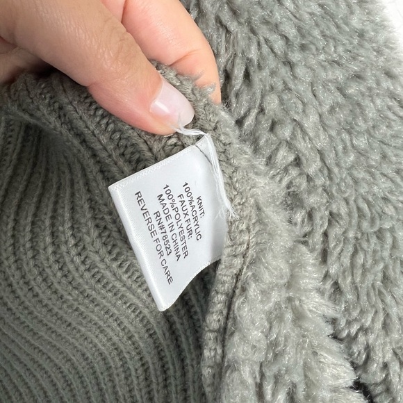 Stitch Fix Talie Matilay Faux Suede Open Cardigan Sweater Fuzzy Sherpa Jacket - Picture 8 of 8